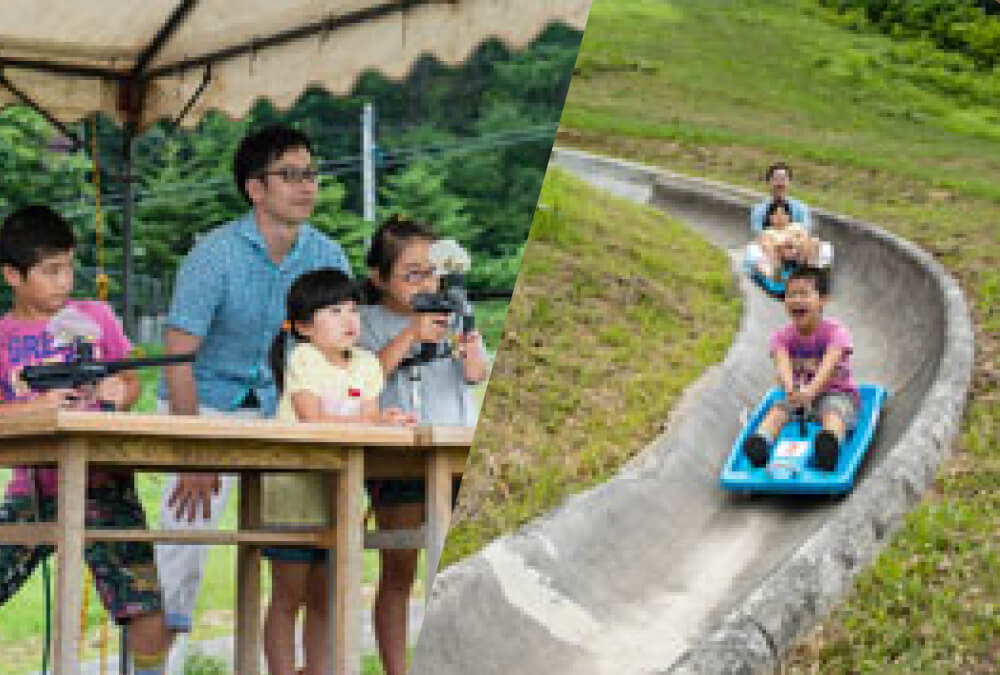 超級滑水道、彩彈射擊